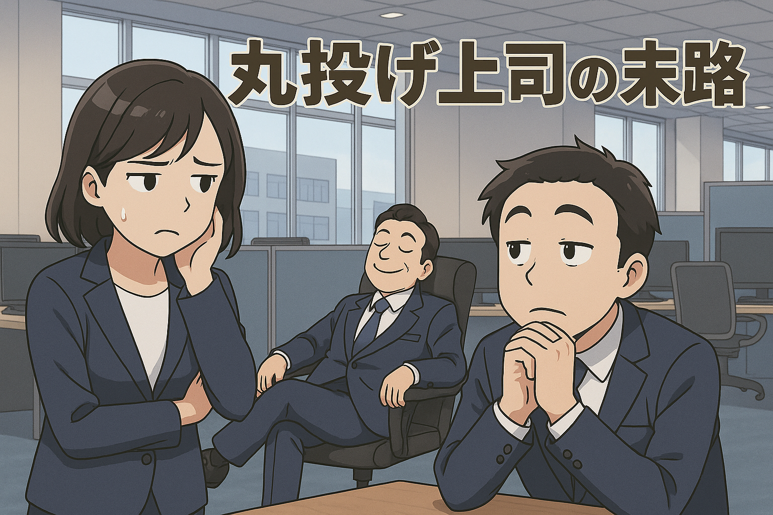 丸投げ上司の丸路が知りたい